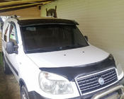 Fiat Doblo I 2005-2010 Frontscheibenblende (schwarz glanz, 5mm) Foto 5