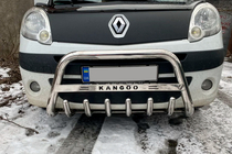 Renault Kangoo 2008–2020 Frontbügel WT003/004 (Edelstahl) ohne Schriftzug, 60 mm Foto 2