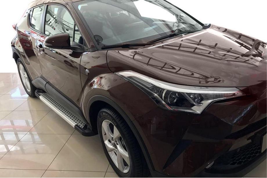 Toyota C-HR 2016-2023 Trittbretter Allmond Grey (2 Stk., Alu) Image