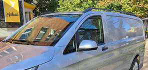 Mercedes Vito/V-class W447 2014- Schwarze Dachreling ELITE (Kunststofffüße) Foto 17