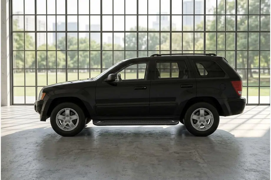Jeep Grand Cherokee WK 2004-2010 Trittbretter Allmond Black (2 Stk., Aluminium) Image