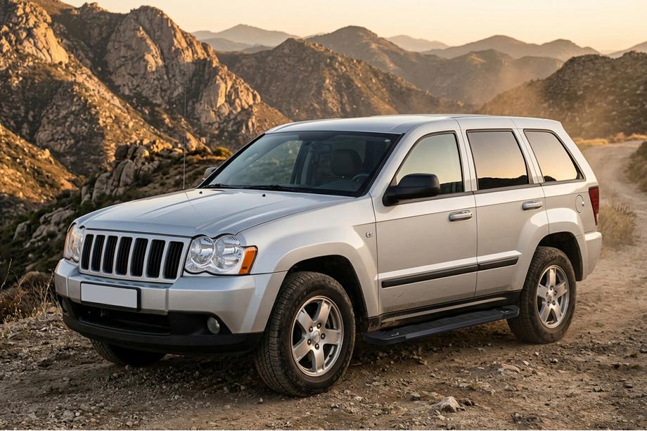 Jeep Grand Cherokee WK 2004-2010 Seitenschweller RedLine Black (2 Stk., Aluminium) Image