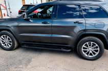 Jeep Grand Cherokee WK2 2010-2021 Trittbretter Allmond Black (2 Stk., Aluminium) Foto 3