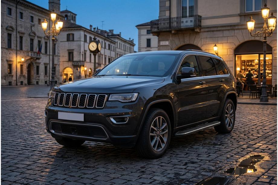 Jeep Grand Cherokee WK2 2010-2021 Seitenschweller Bosphorus Black (2 Stk., Aluminium) Foto 1