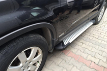 Kia Sorento II XM 2009-2014 Trittbretter Allmond Grey (2 Stk., Alu) 2013-2016 Foto 3