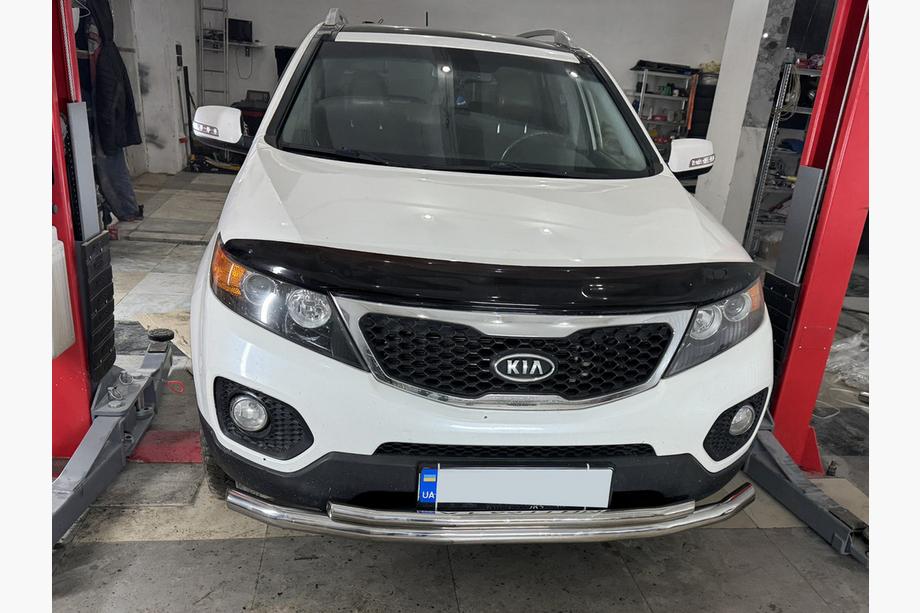Kia Sorento II XM 2009-2014 Frontschutzbügel unten Edelstahl Foto 2