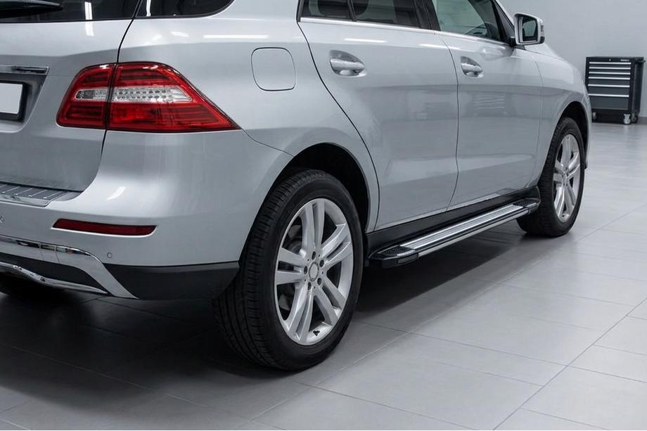 Mercedes GLE/ML class W166 2011-2018 Trittbretter Rainbow (2 Stk., Aluminium) Image