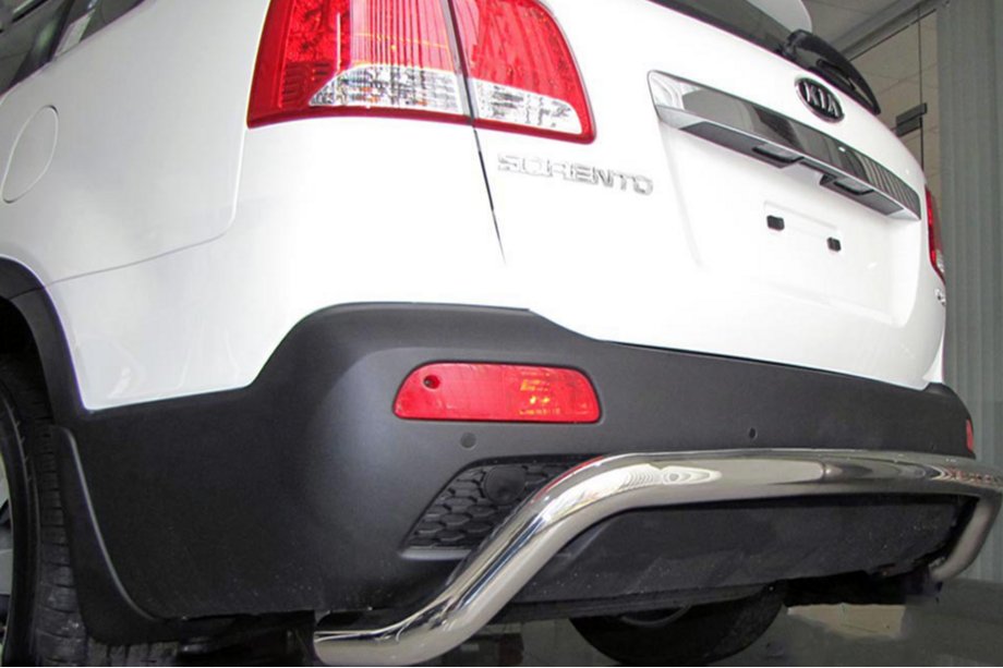 Kia Sorento II XM 2009-2014 Heckbügel AK007 (Edelstahl) Image