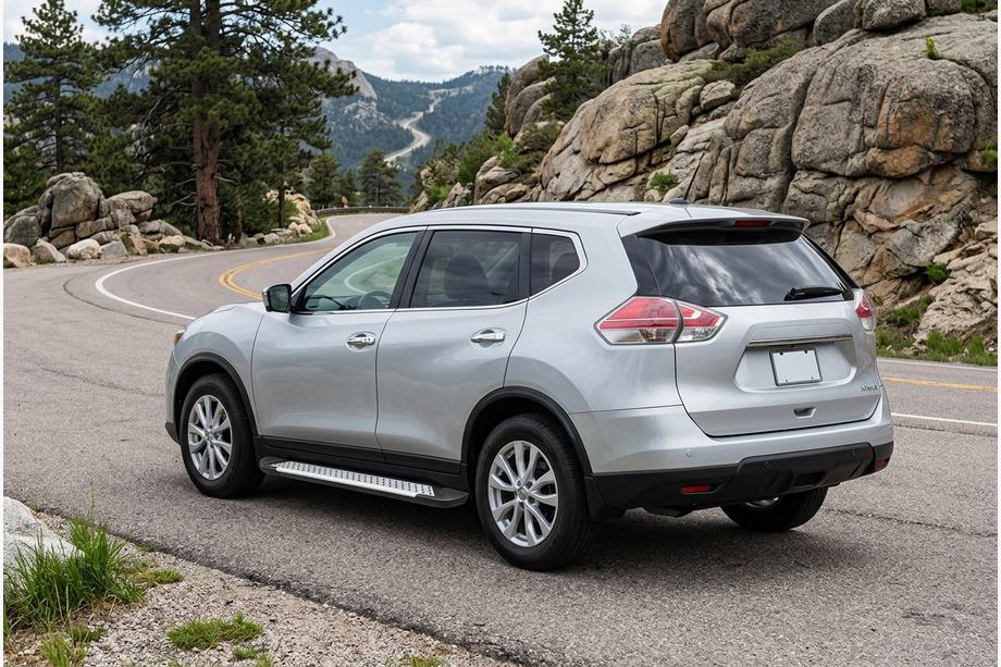 Nissan X-trail T32/Rogue 2014-2021 Trittbretter Allmond Grey (2 Stk., Aluminium) Image