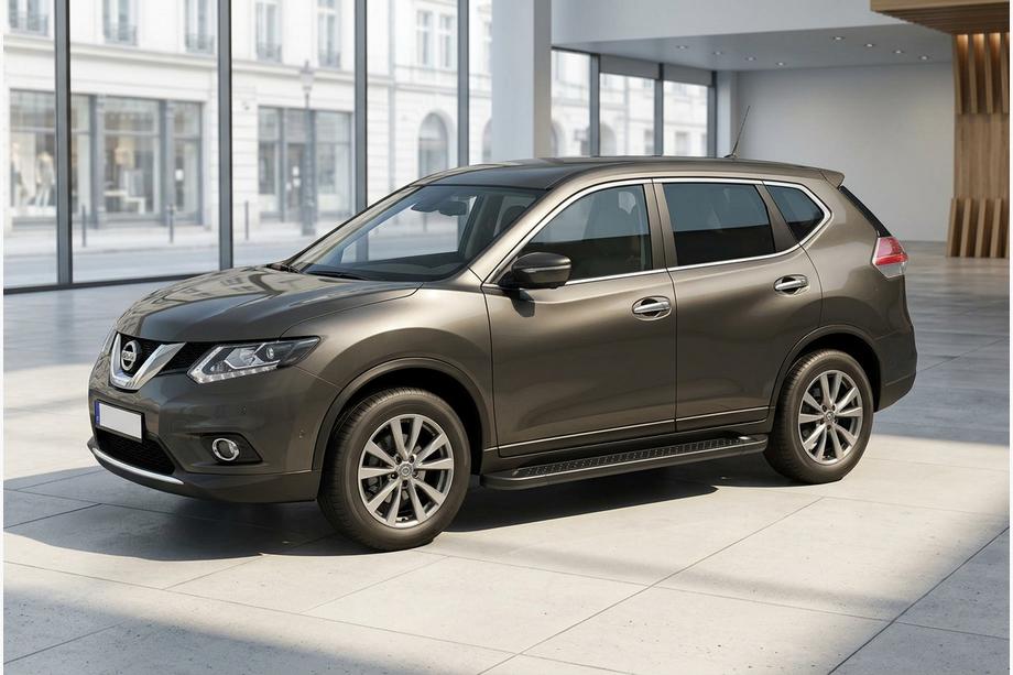 Nissan X-trail T32/Rogue 2014-2021 Trittbretter Allmond Black (2 Stk., Aluminium) Image