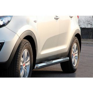Seitliche Rohre (2 Stk., Edelstahl) Kia Sportage 2010-2015 Foto 4