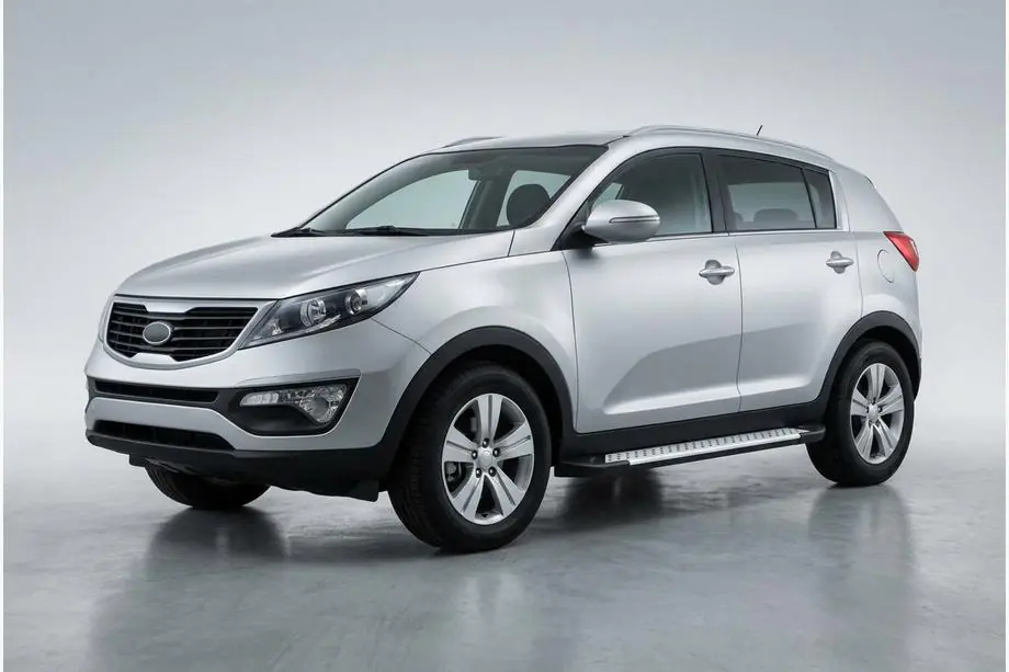 Kia Sportage 2010-2015 Trittbretter Allmond Grey (2 Stk., Alu) Image