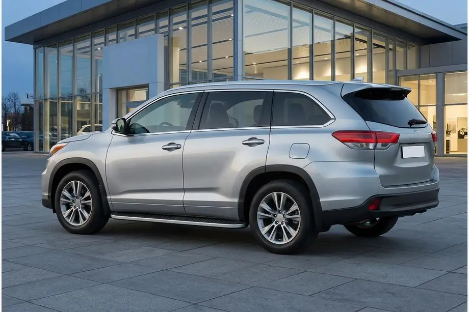 Toyota Highlander 2013-2019 Seitenschweller Tayga Grey (2 Stk., Aluminium) Foto 1