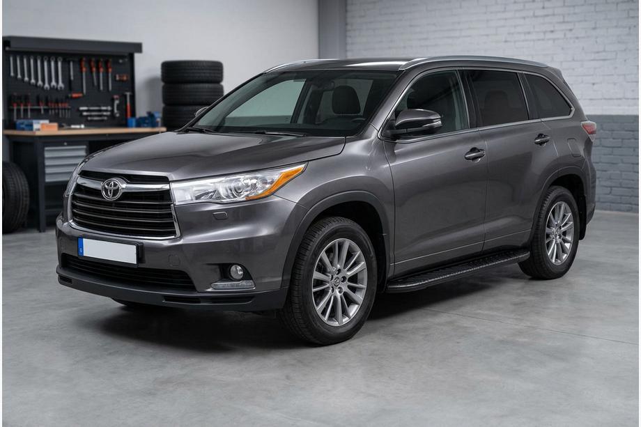 Toyota Highlander 2013-2019 Seitenschweller Bosphorus Black (2 Stk., Aluminium) Image