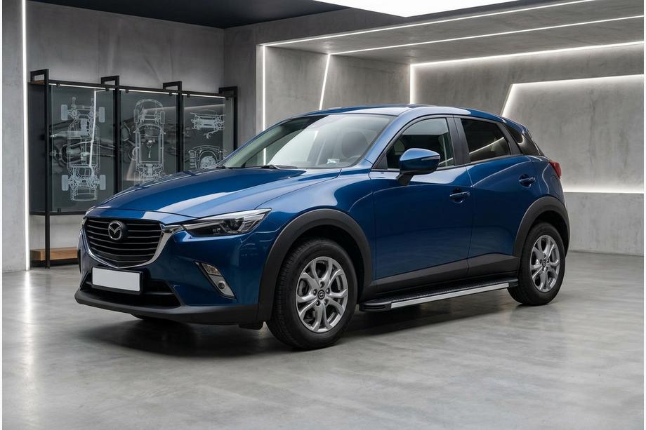 Mazda CX-3 2015- Seitenschweller Maya V1 (2 Stk., Aluminium) Image