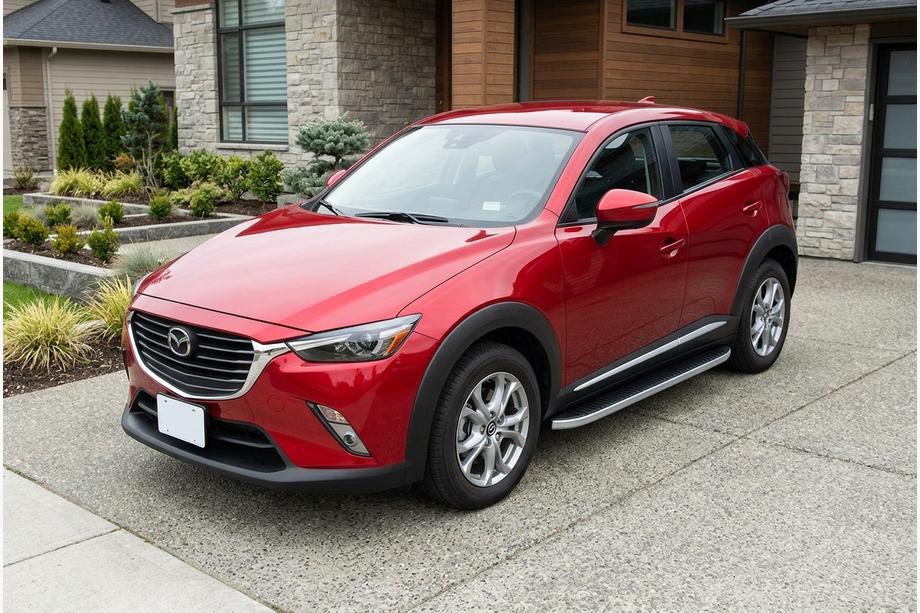 Mazda CX-3 2015- Seitenschweller Tayga Grey (2 Stk., Aluminium) Image