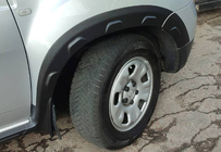 Dacia Duster 2008-2018 Kotflügelverbreiterungen mit Kanten (8 Stk, Kunststoff) DDU - Ukraine Foto 11