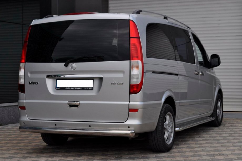 Mercedes Viano 2004-2014 Heckbügel AK002 (Edelstahl) Foto 7