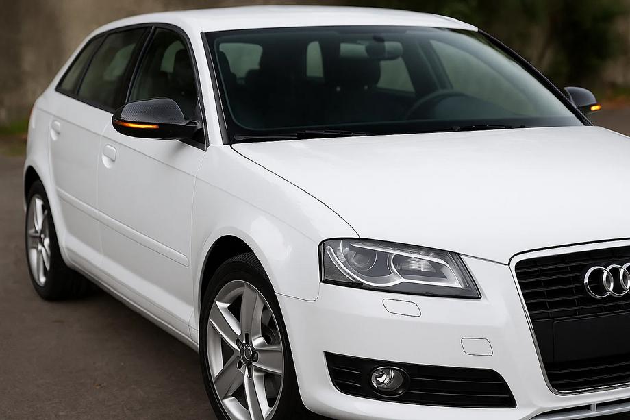 Audi A3 2003-2012 Spiegelabdeckungen 2008-2012 (2 Stk., Carbon) Image
