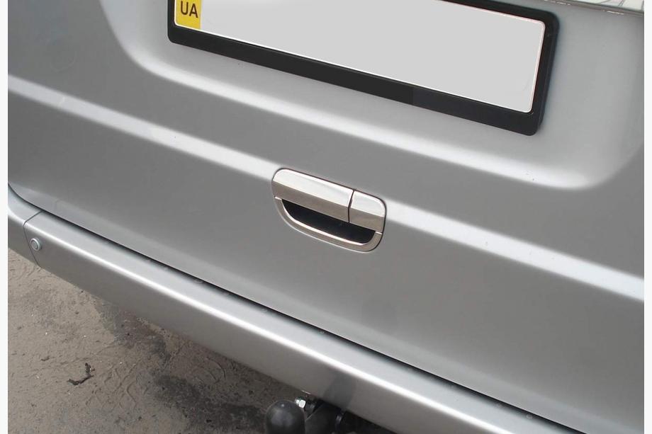 Mercedes Viano 2004-2014 Edelstahl Heckklappengriff Abdeckung OmsaLine - Italienischer Edelstahl Foto 2