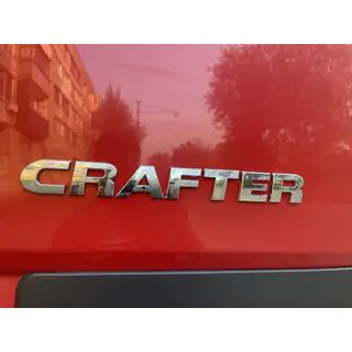 Schriftzug Crafter (kursiv) Foto 1