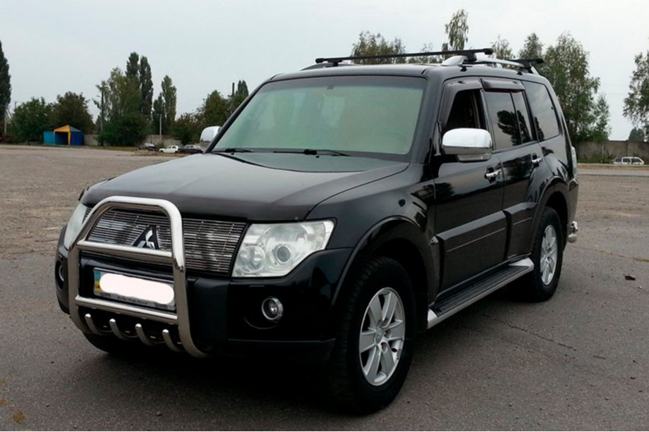 Mitsubishi Pajero Wagon IV 2006-2021 Frontbügel QT011 (Edelstahl) Image