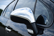 Peugeot 207 2006–2014 Spiegelabdeckungen Chrom (2 Stk) Carmos - Türkischer Edelstahl Foto 1