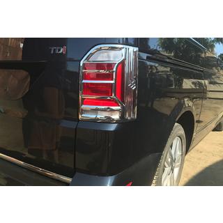 Rückleuchten Abdeckungen Chrom (2 Stk., ABS) Volkswagen T6 2015-2024 Foto 1