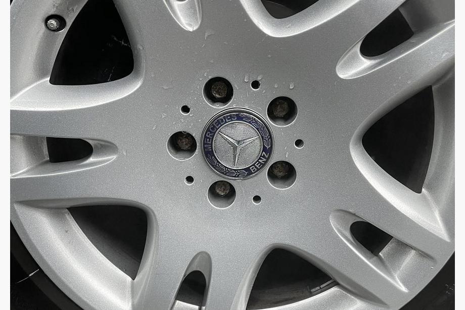 Mercedes-Benz Felgendeckel 71/75 mm ohne Ring (4 Stk, blau V2) Foto 2