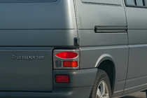 Volkswagen T4 Transporter 1990-2003 Chrom Rückleuchten Abdeckungen (2 Stk., Edelstahl) OmsaLine - Italienischer Edelstahl Foto 4
