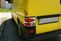 Volkswagen T4 Transporter 1990-2003 Chrom Rückleuchten Abdeckungen (2 Stk., Edelstahl) OmsaLine - Italienischer Edelstahl Foto 5