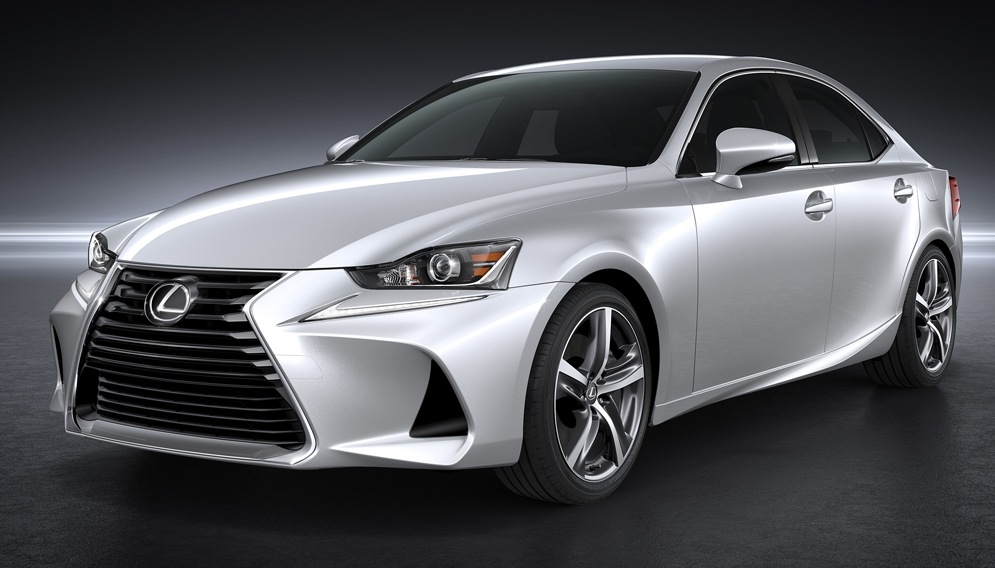 Übersicht der aktualisierten Limousine Lexus IS