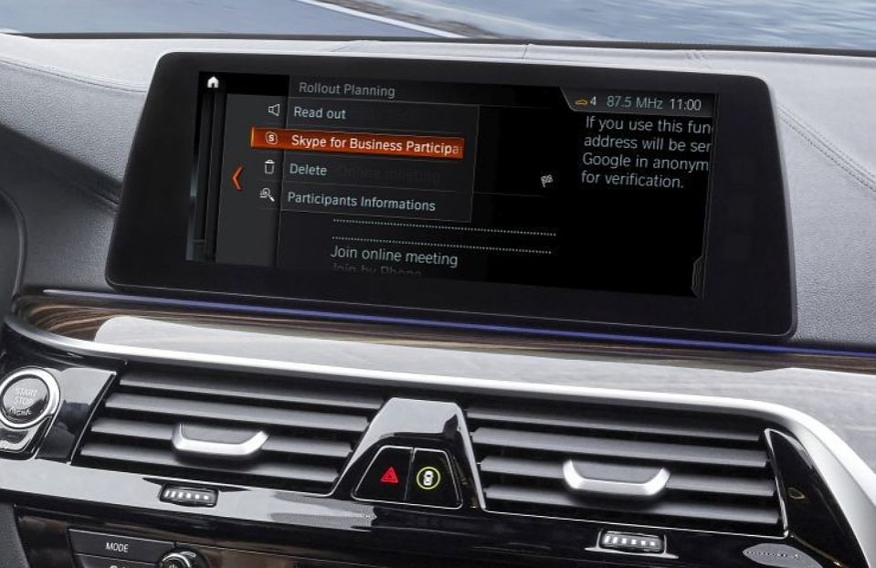 BMW Gebrauchtwagen erhalten ein Software-Paket von Skype for Business