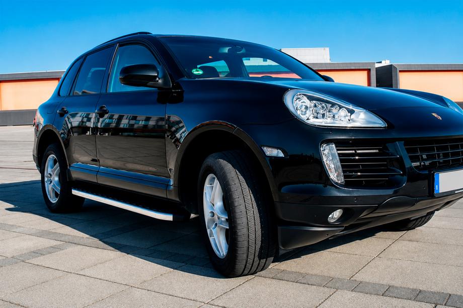 Porsche Cayenne 2003–2010 Seitenschweller BlackLine (2 Stk., Aluminium) Image