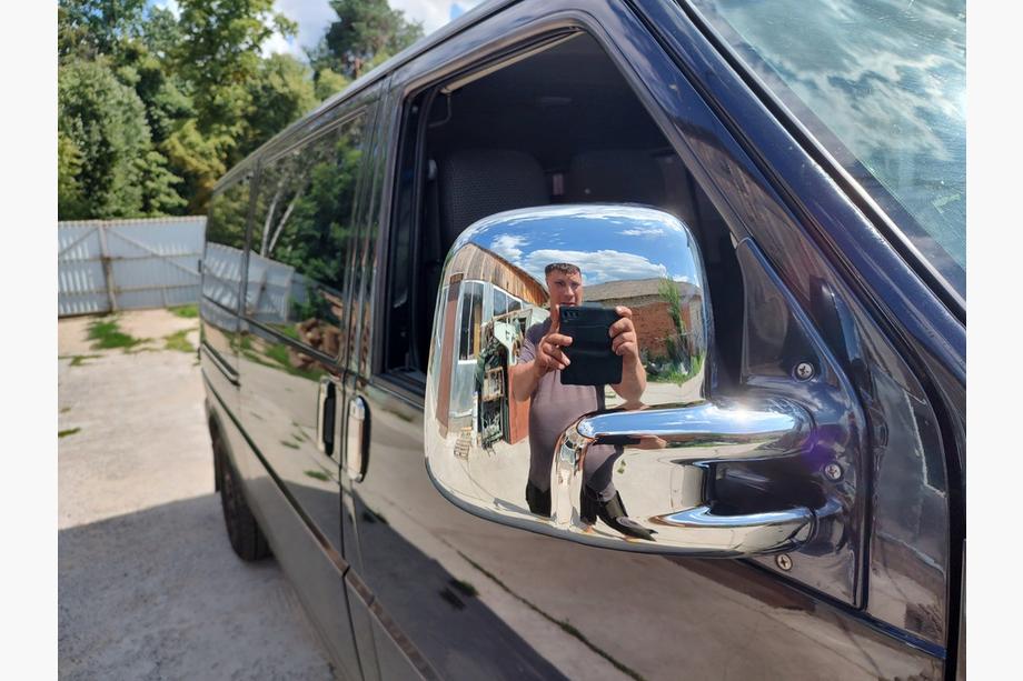 Volkswagen T4 Transporter 1990-2003 Spiegelabdeckungen (Carmos, 2 Stk, Kunststoff) OmsaLine - italienischer ABS-Kunststoff Foto 6