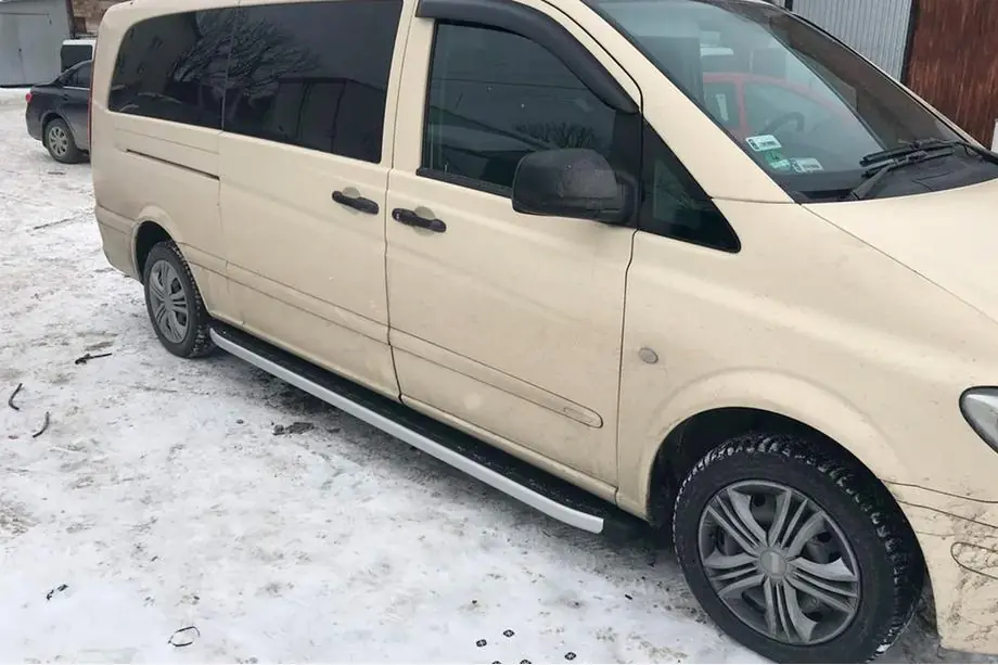 Mercedes Vito W639 2004-2014 Seitenschweller Fullmond (2 Stk., Alu) Foto 5