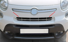 Fiat 500X 2014-2024 Edelstahl Abdeckung für vordere Stoßstange Foto 2