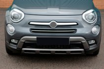 Fiat 500X 2014-2024 Edelstahl Abdeckung für vordere Stoßstange Foto 5