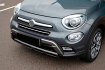 Fiat 500X 2014-2024 Edelstahl Abdeckung für vordere Stoßstange Foto 4