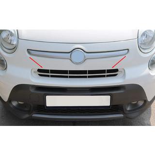 Edelstahl Abdeckung für vordere Stoßstange Fiat 500X 2014-2024 Foto 2
