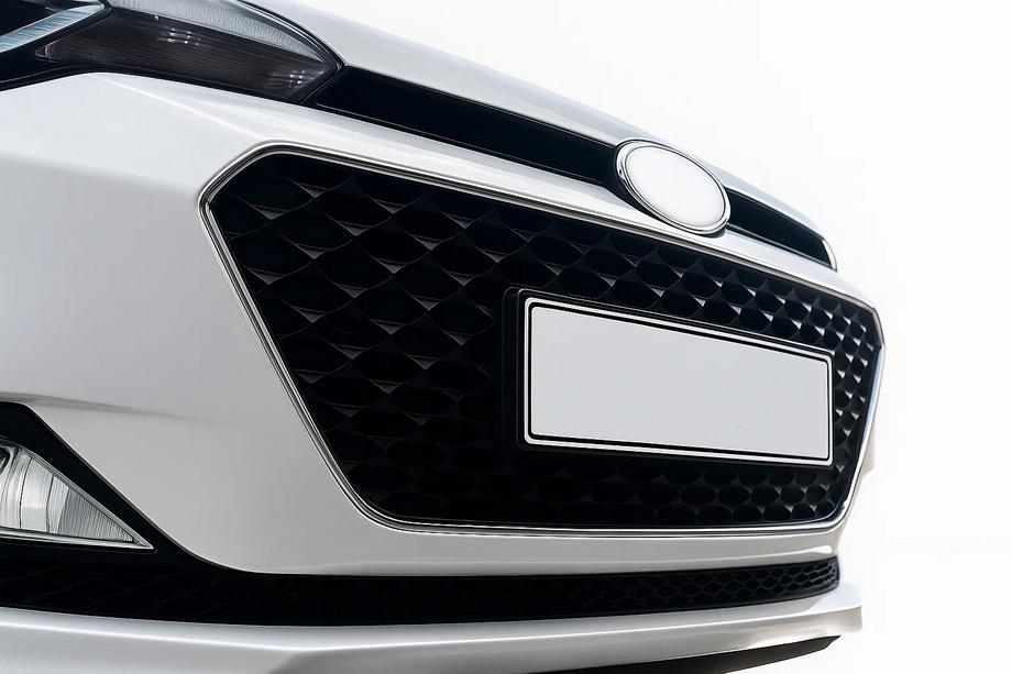 Hyundai I-20 2014-2020 Kühlergrill Zierleiste 2014-2018 (2 Stk, Edelstahl) Image
