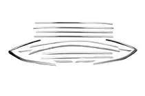 Hyundai Tucson TL 2016-2021 Fensterzierleisten komplett (14-tlg, Edelstahl) Foto 2