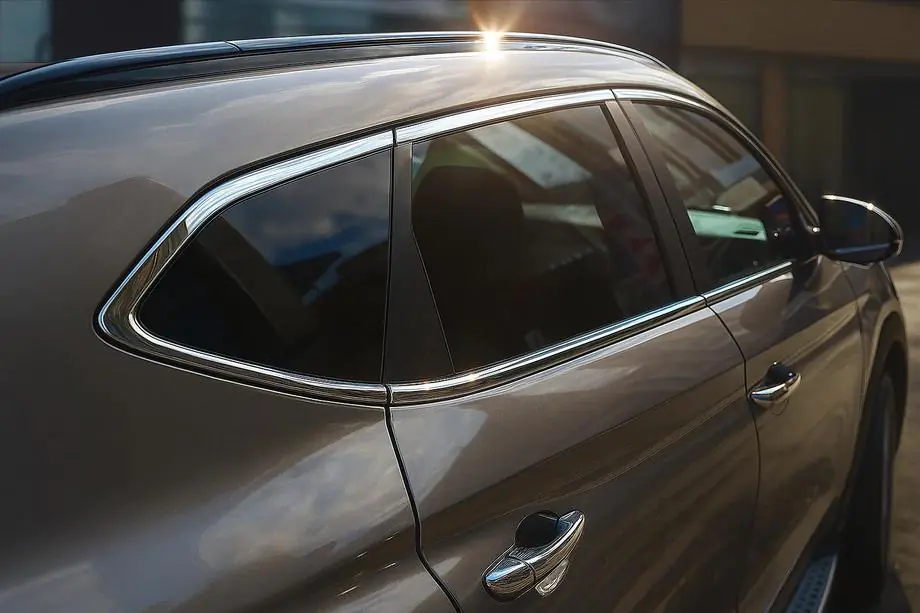 Hyundai Tucson TL 2016-2021 Fensterzierleisten komplett (14-tlg, Edelstahl) Image