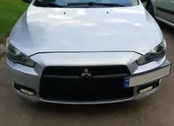 Mitsubishi Lancer X 2008- Kennzeichenhalter (Kunststoff) Foto 4