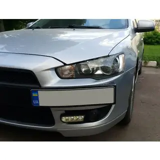 Kennzeichenhalter (Kunststoff) Mitsubishi Lancer X 2008- Foto 2