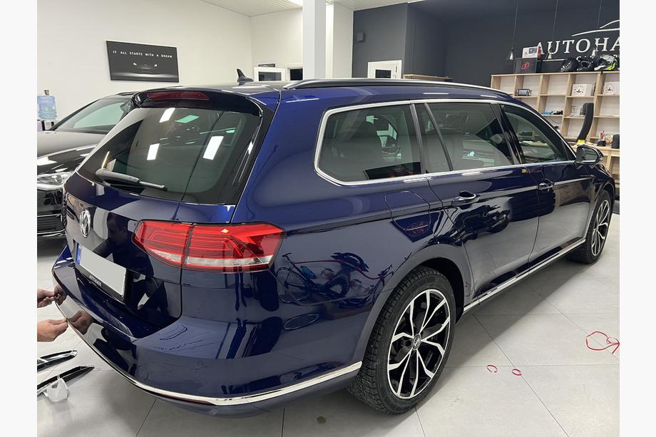 Volkswagen Passat B8 2015-2023 Edelstahl Ladekantenschutz hinten SD/SW (3 Stk) Foto 4