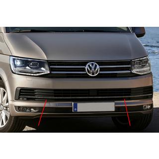 Kühlergrill Blenden Stoßstange 2015-2019 (3 Stk, Carbon) Volkswagen T6 2015-2024 Foto 1