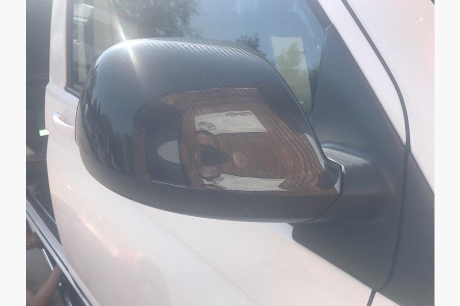 Volkswagen T6 2015-2024 Spiegelabdeckungen (2 Stk., Carbon) Carbon-Look Foto 8
