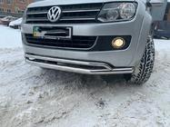 Volkswagen Amarok 2010-2022 Frontbügel Doppel Vegas 2010-2016 Edelstahl d70/42 mm Foto 5
