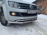 Volkswagen Amarok 2010-2022 Frontbügel Doppel Vegas 2010-2016 Edelstahl d70/42 mm Foto 8
